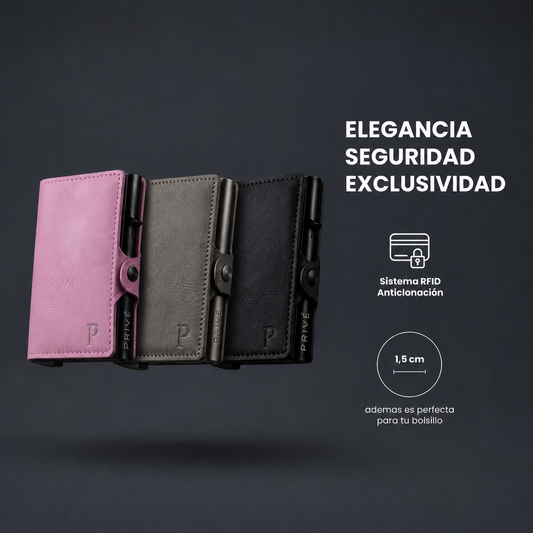Billetera Prive exécutif Negra